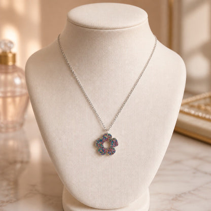 Bloom Petal Pop Charm Necklace