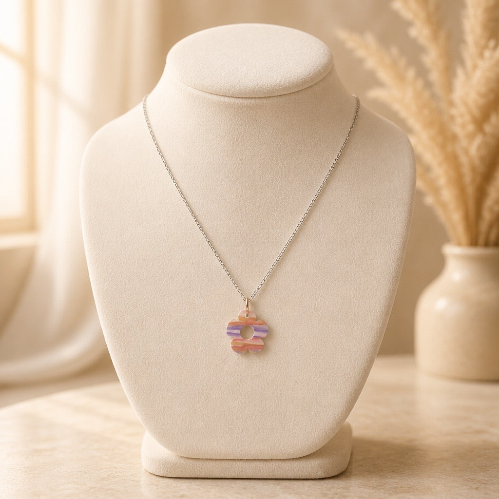 Bloom Petal Pop Charm Necklace