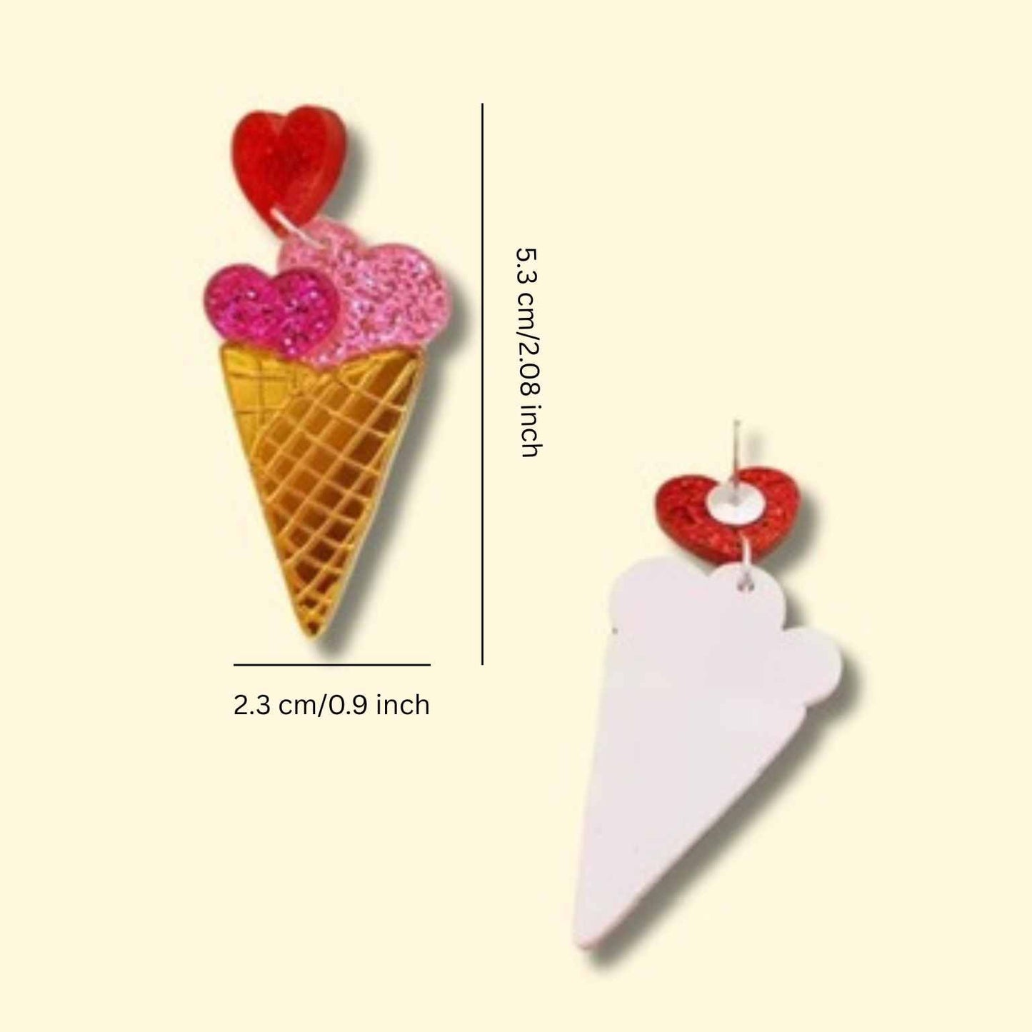 Ice Cream with Hearts