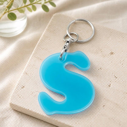 Initial Keychain Purse Charm
