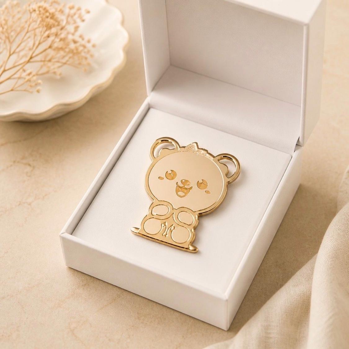 Kawaii Teddy Bear Pin