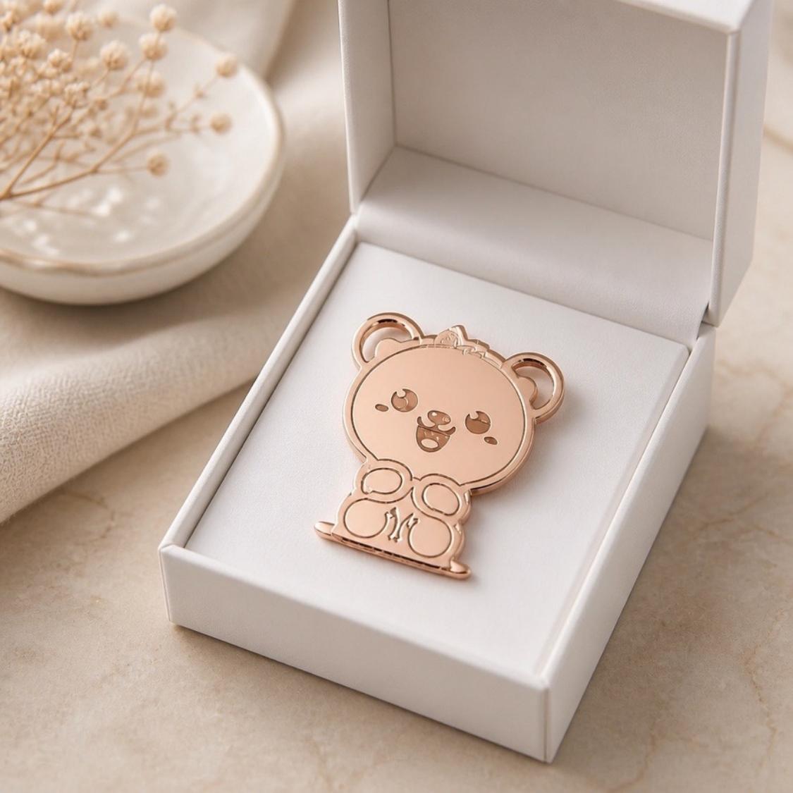 Kawaii Teddy Bear Pin
