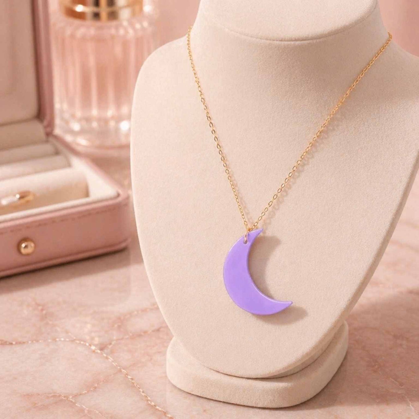Moon Glow Maxi Necklace