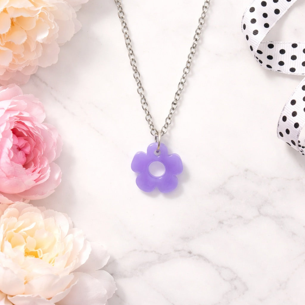Bloom Petal Pop Charm Necklace