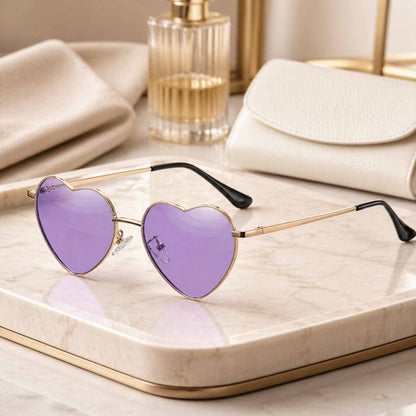 Heart Sunglasses – Bold Retro Statement Shades