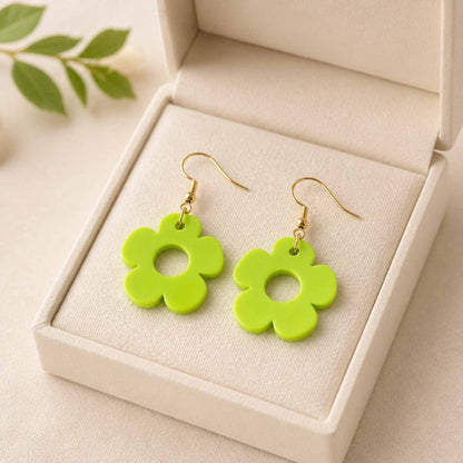 Bloom Flower Midi Earring & Necklace Set