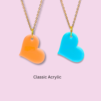 Love Heart Midi Necklace