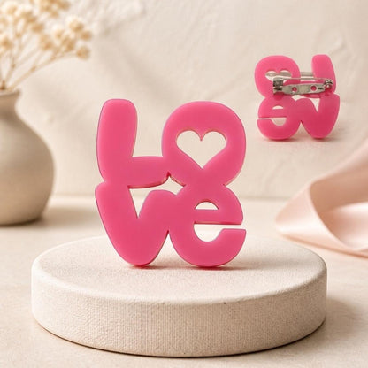 LOVE Retro Pin