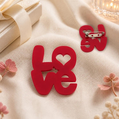 LOVE Retro Pin