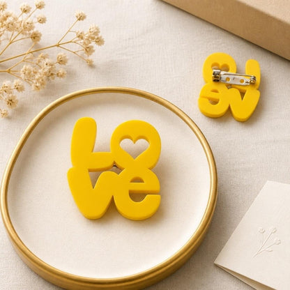 LOVE Retro Pin
