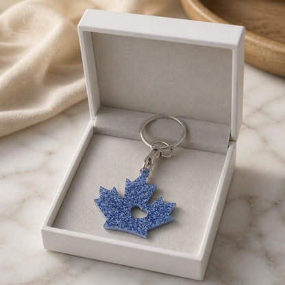 Maple Leaf Keychain Purse Charm