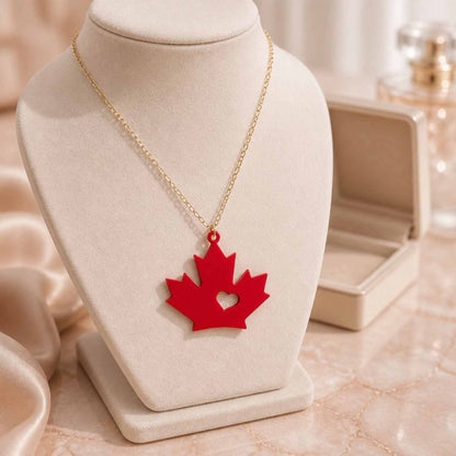 Maple Leaf Glow Necklace
