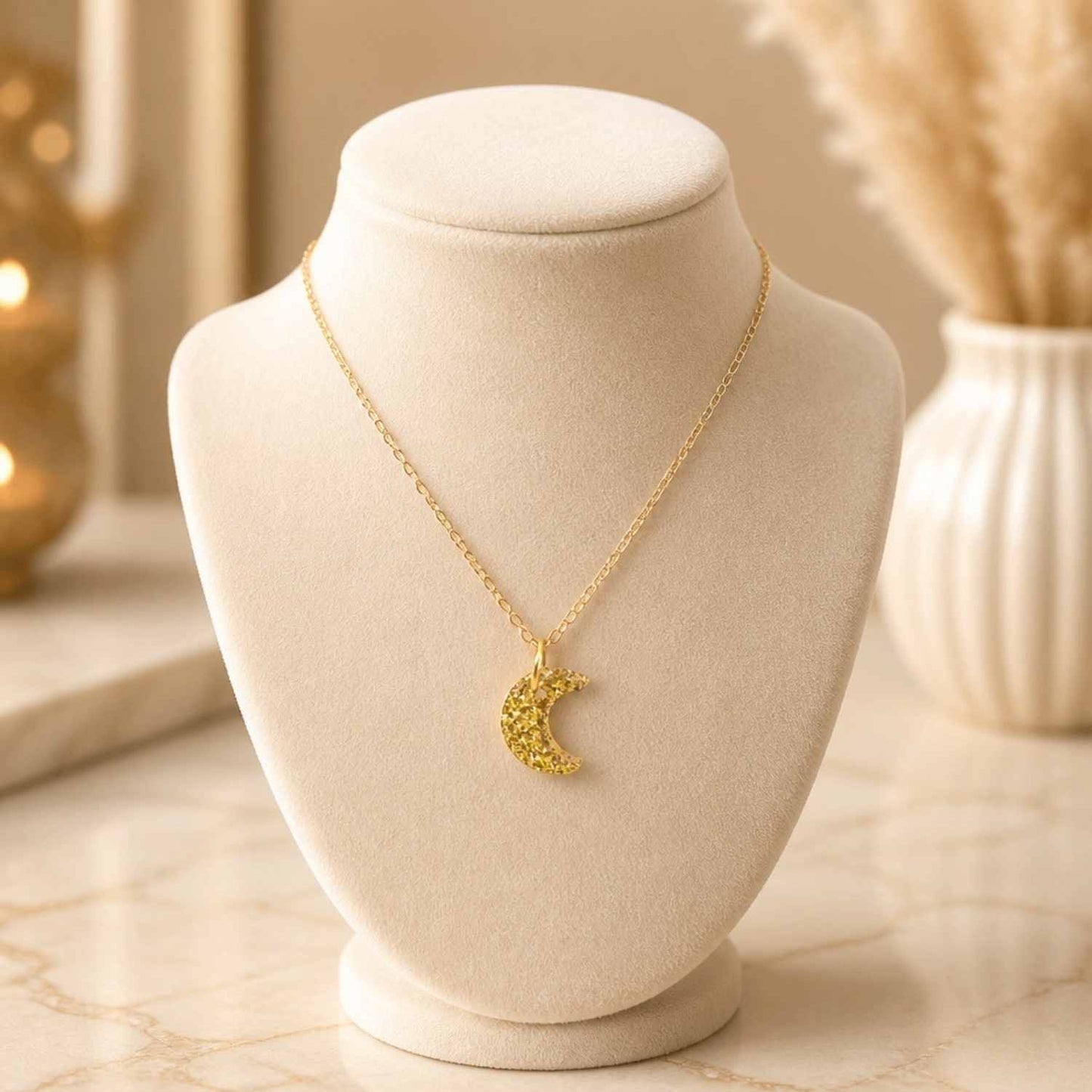 Moon Glow Pop Charm Necklace