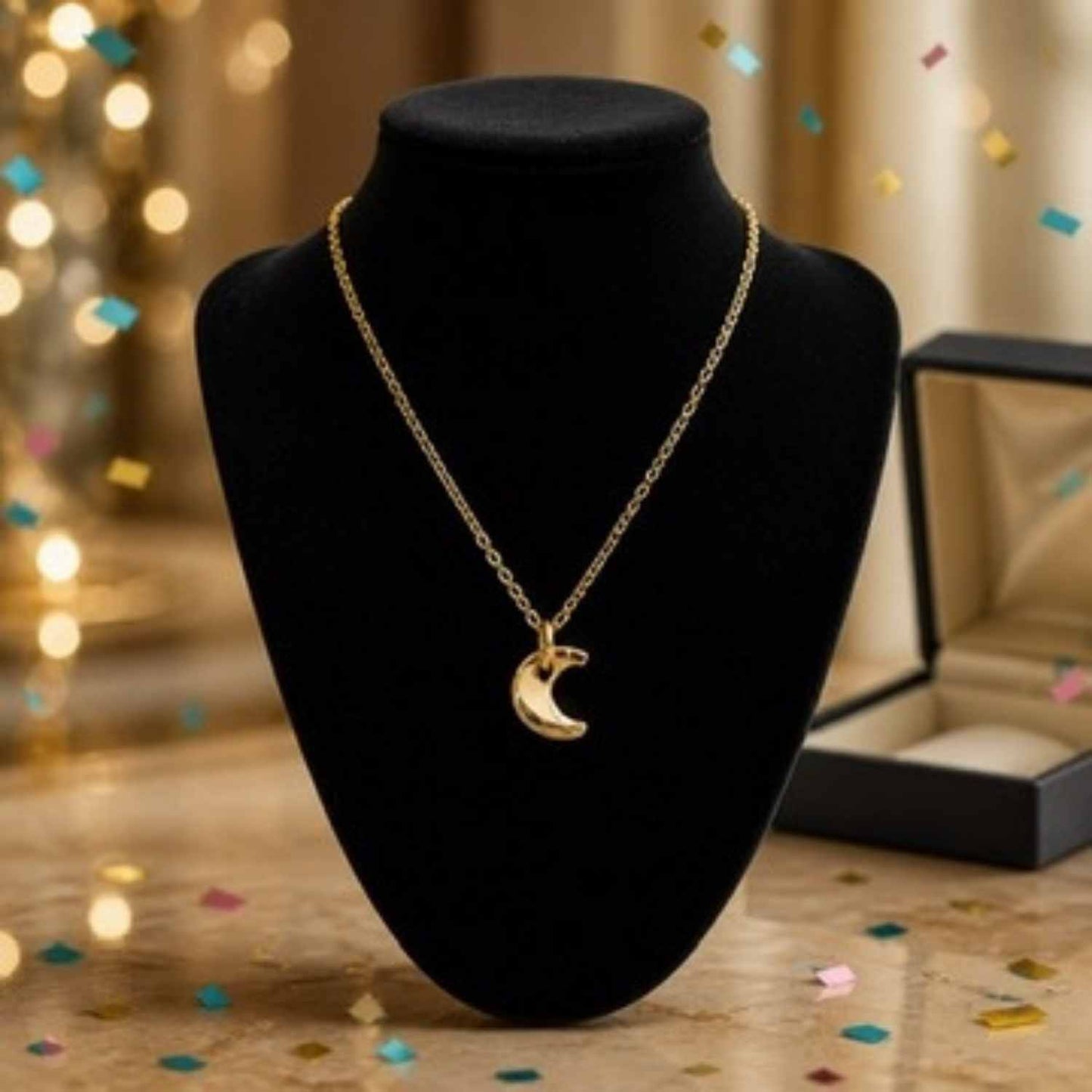 Moon Glow Pop Charm Necklace