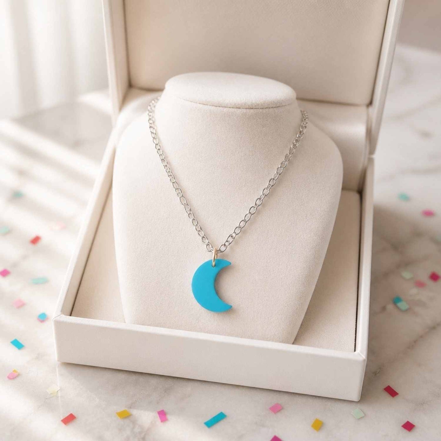 Moon Glow Pop Charm Necklace