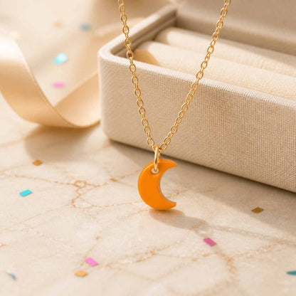 Moon Glow Pop Charm Necklace