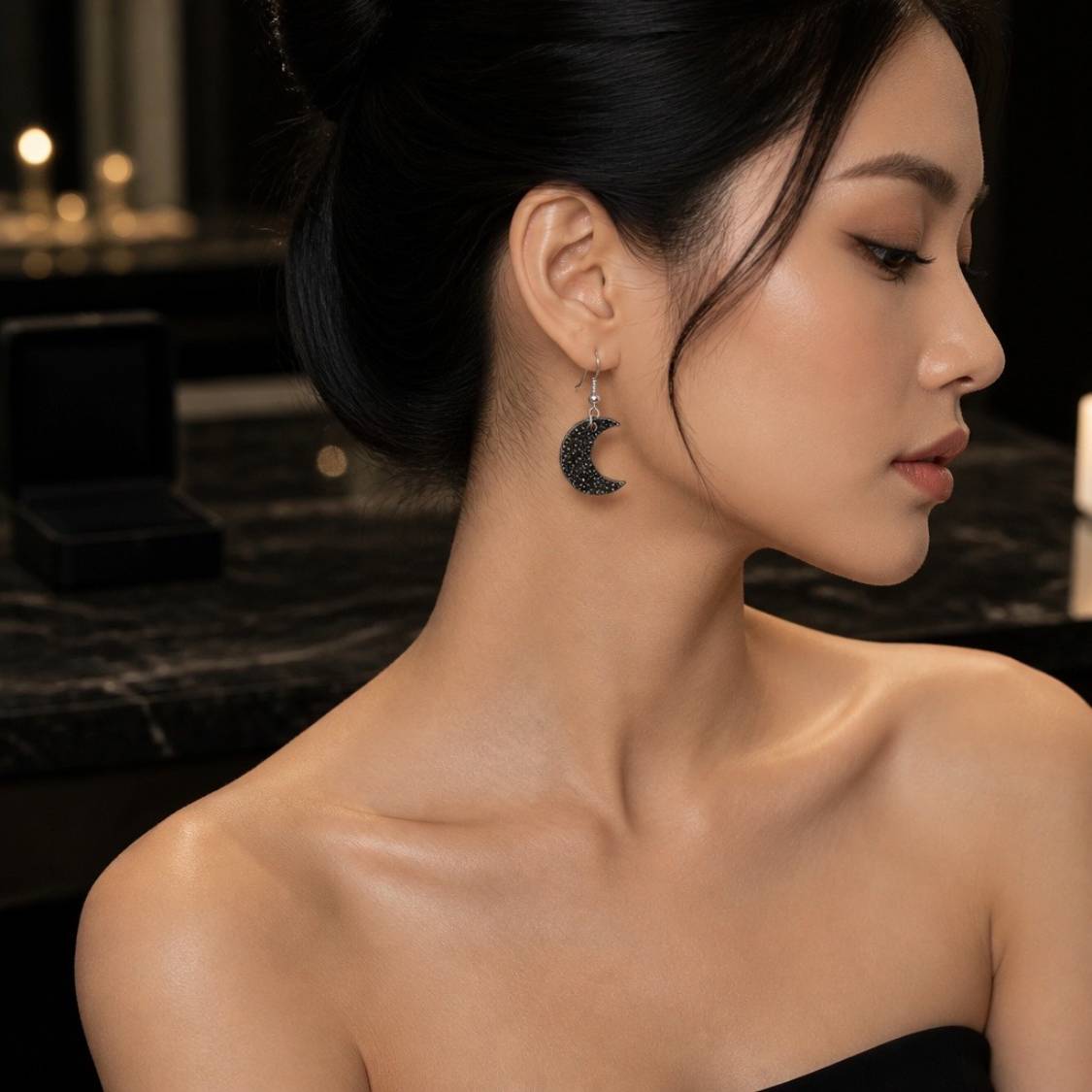 Moon Glow Earring & Necklace Set