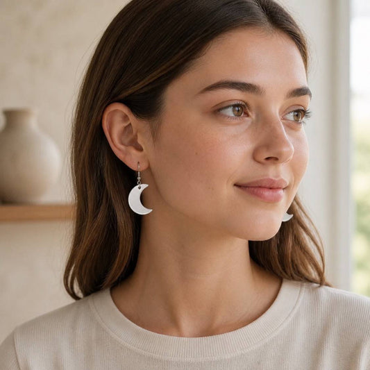Moon Glow Charm Earrings