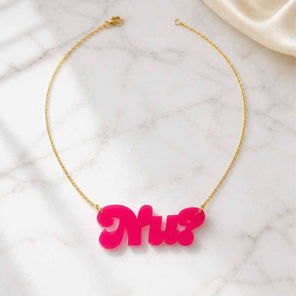 Nu? Necklace | Judaica Yiddish necklace
