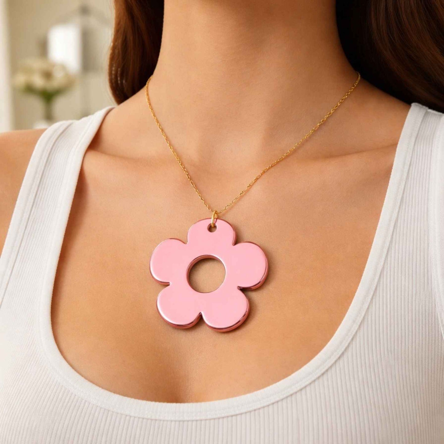 Flower Bloom Maxi Necklace