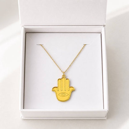 Hamsa Nazar Protection Necklace
