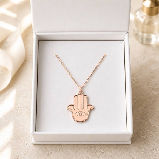 Hamsa Nazar Protection Necklace
