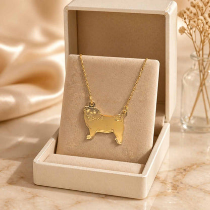 Pug Dog Necklace