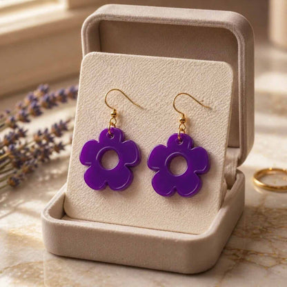 Bloom Flower Midi Earring & Necklace Set