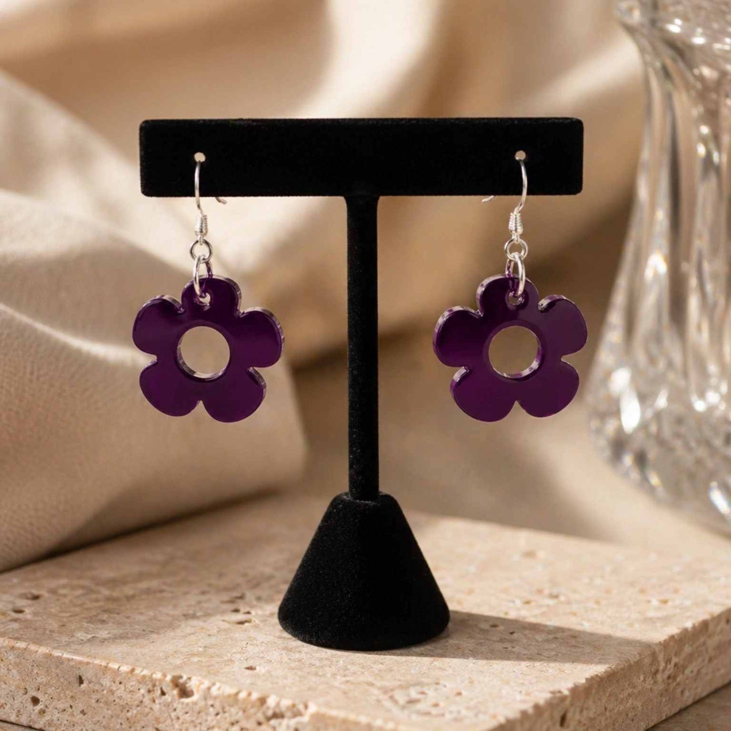 Bloom Flower Midi Earring & Necklace Set
