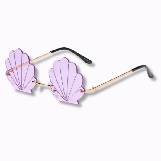 Purple Lilac Sea Shell Sunglasses