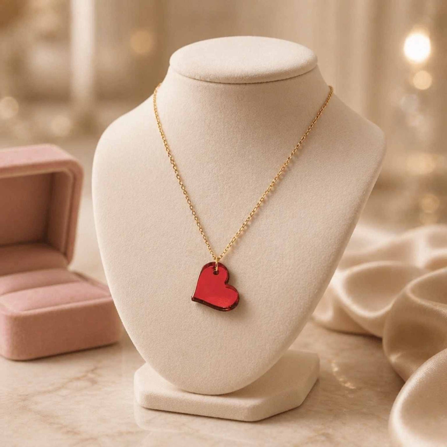 Love Heart Midi Necklace