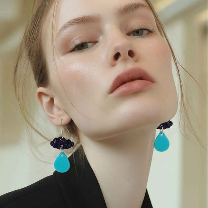 Rain Cloud Earrings