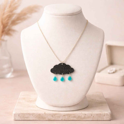 Rain Cloud Necklace