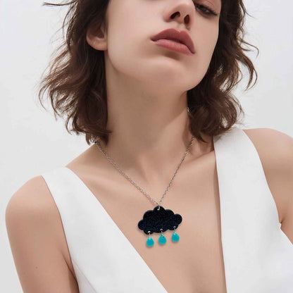 Rain Cloud Necklace