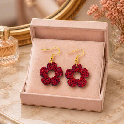 Bloom Flower Midi Earring & Necklace Set