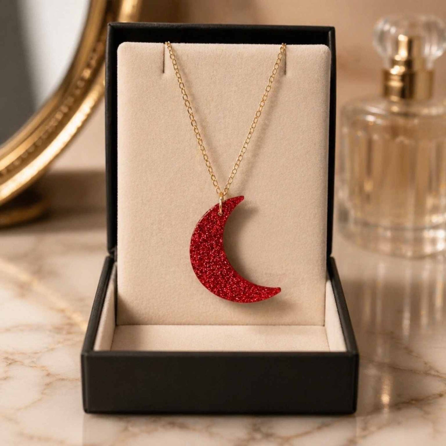 Moon Glow Maxi Necklace