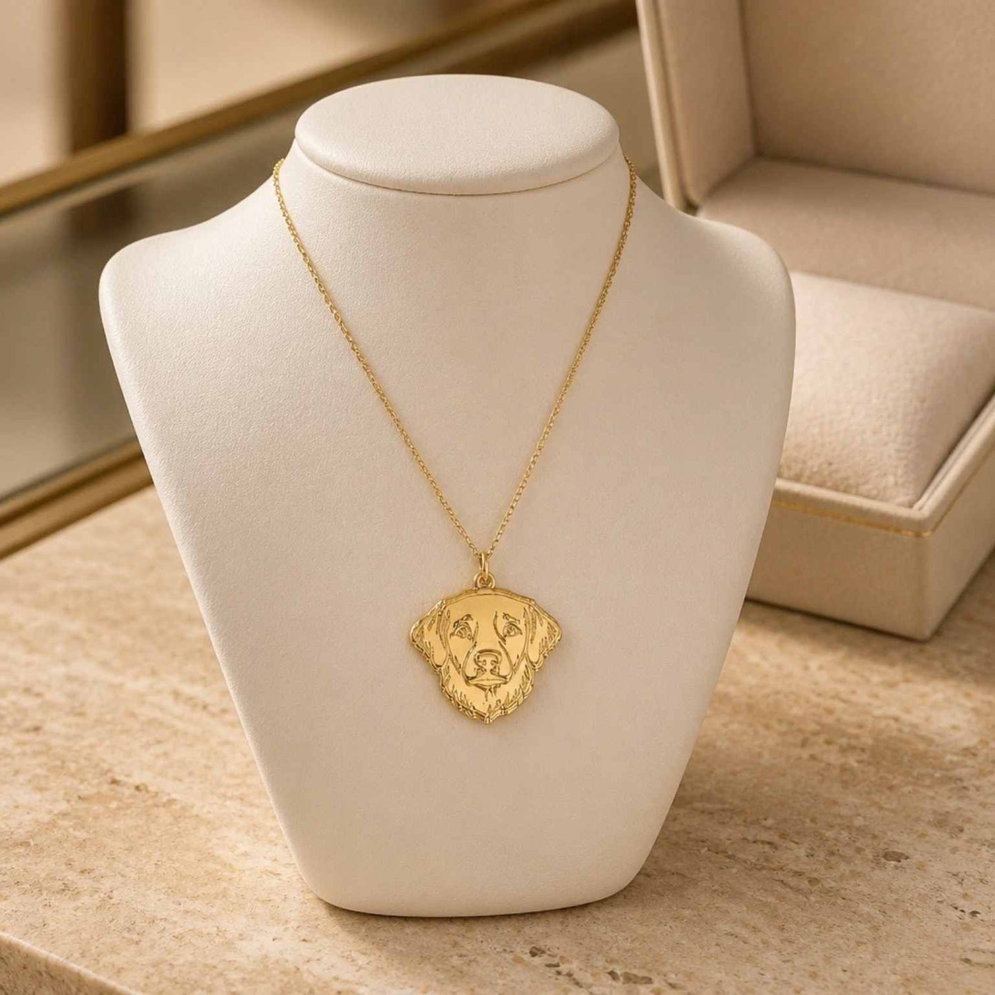 Golden Retriever Dog Necklace