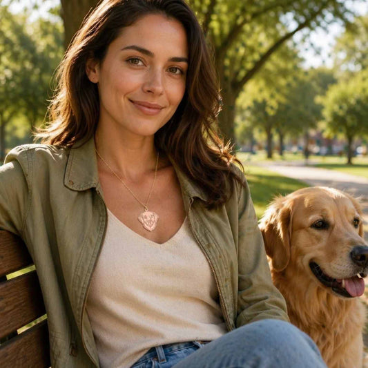 Golden Retriever Dog Necklace