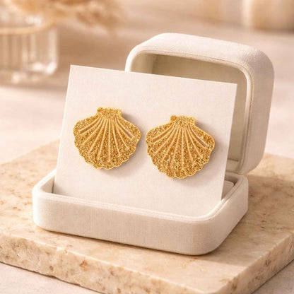Glitter Shell Earrings