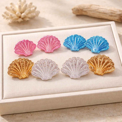 Glitter Shell Earrings