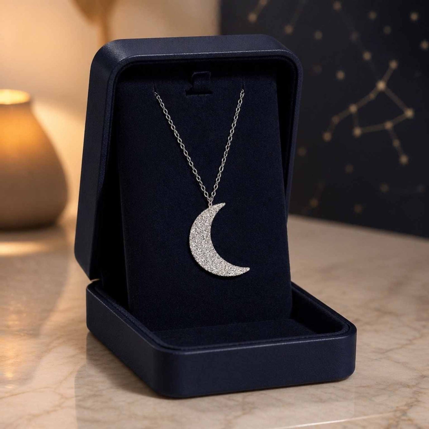 Moon Glow Maxi Necklace