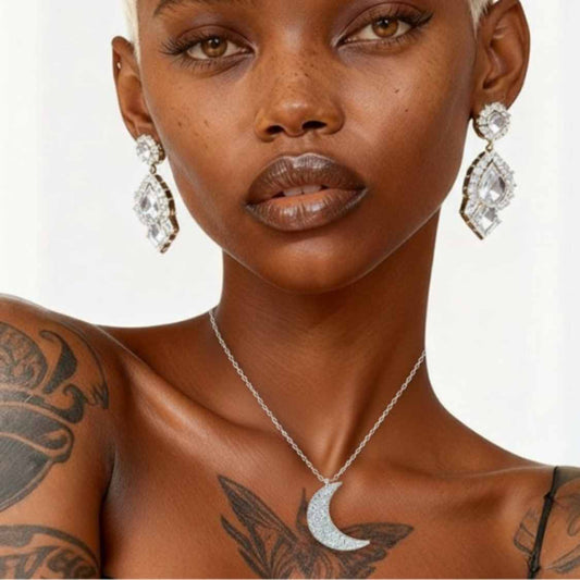 Moon Glow Maxi Necklace
