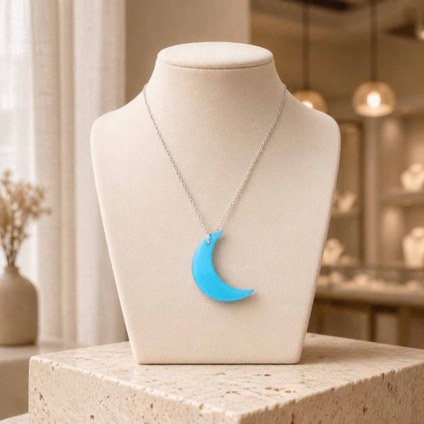 Moon Glow Maxi Necklace