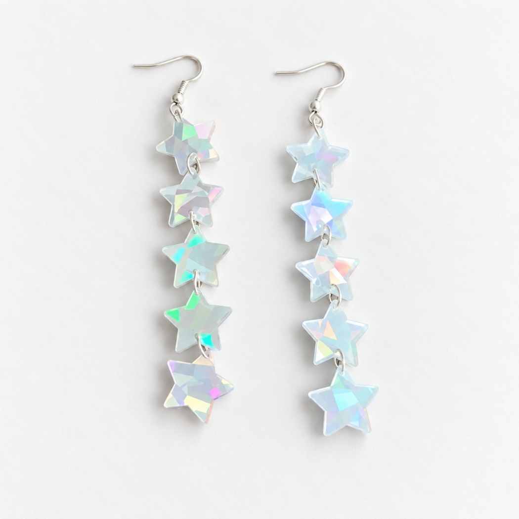 Aurora Star Drop Earrings