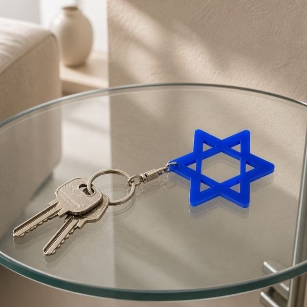 Star of David Purse Charm