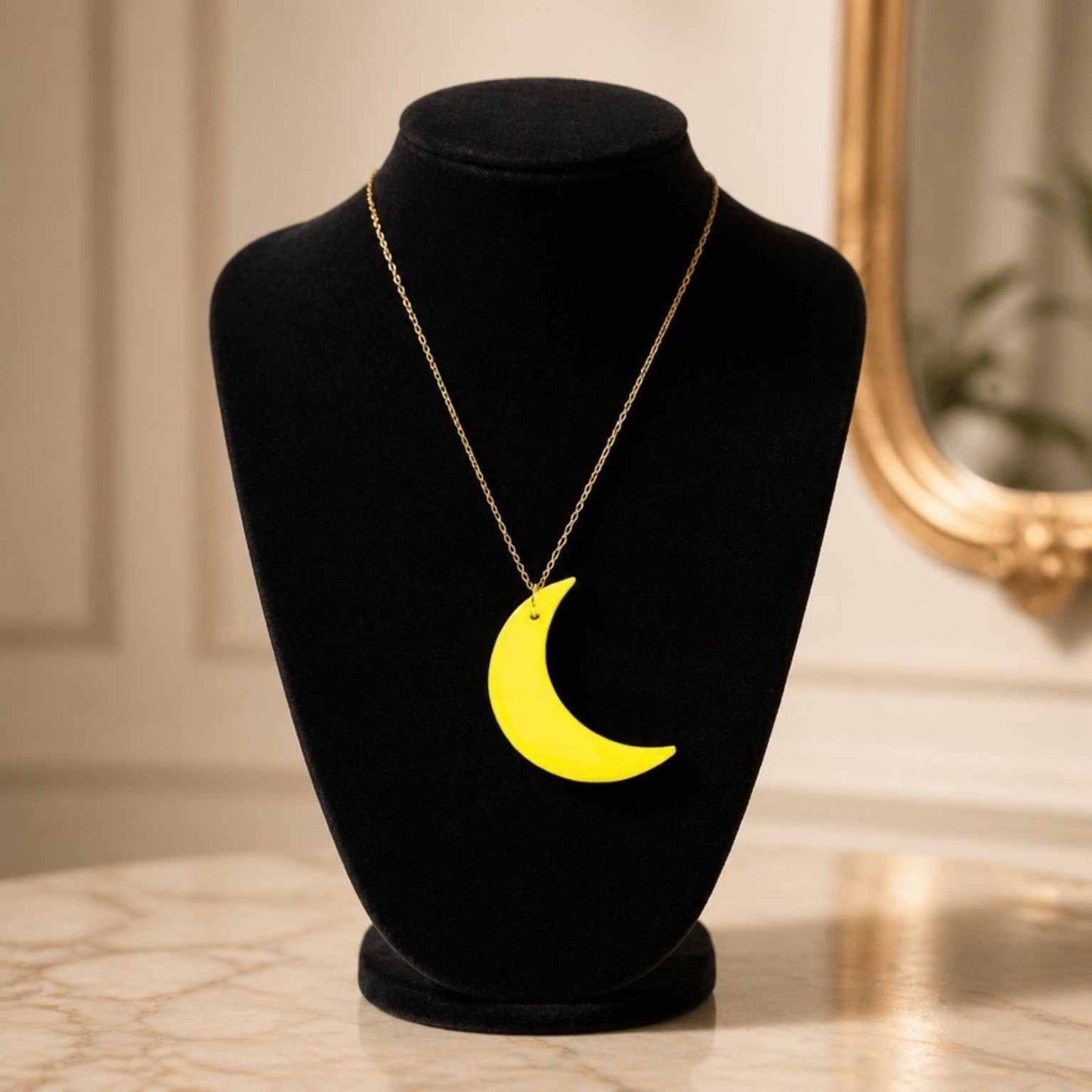 Moon Glow Maxi Necklace