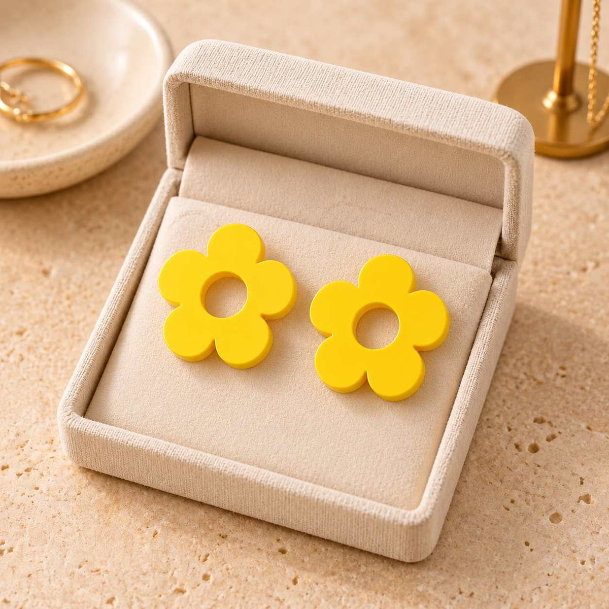 Bloom Flower Earrings – Studs