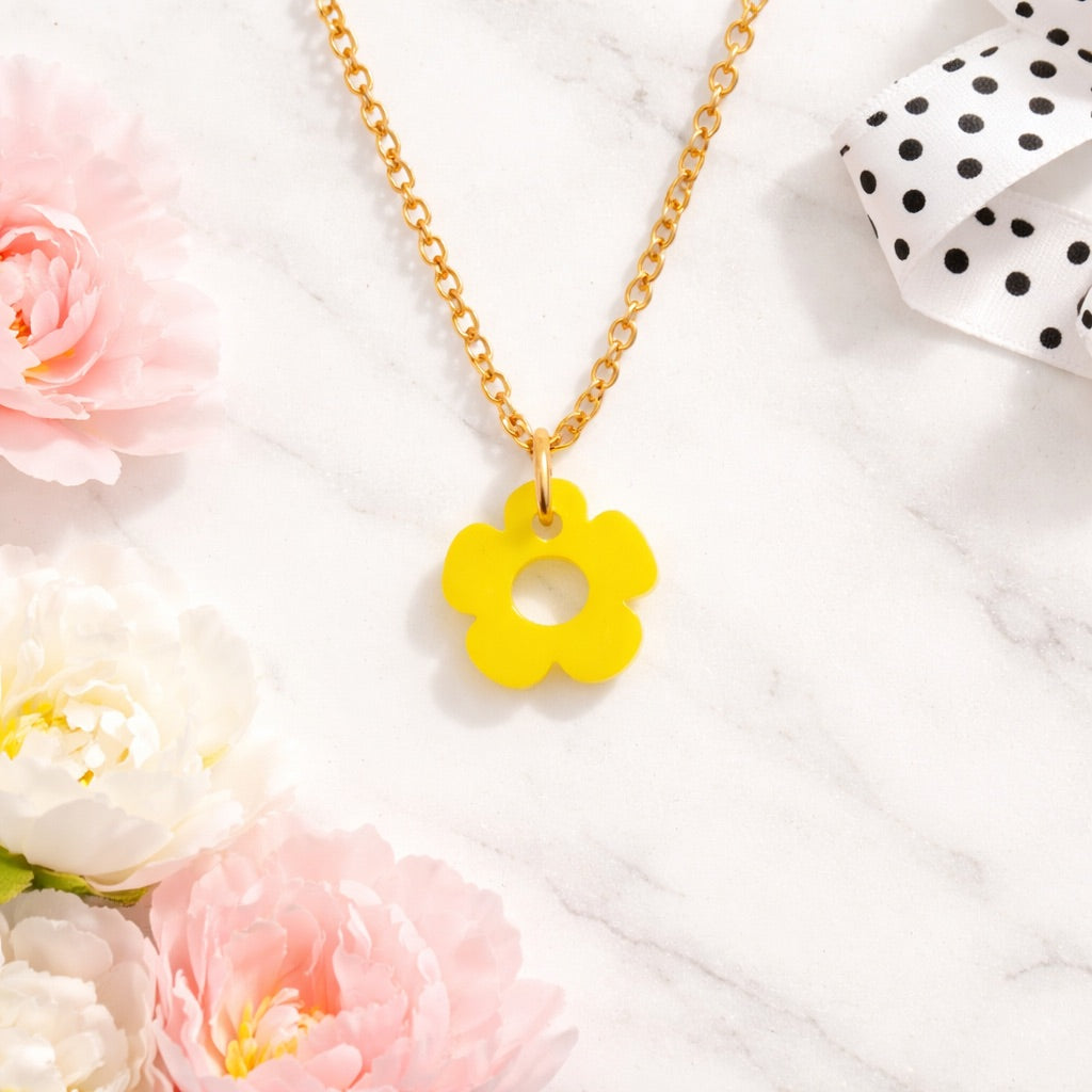 Bloom Petal Pop Charm Necklace
