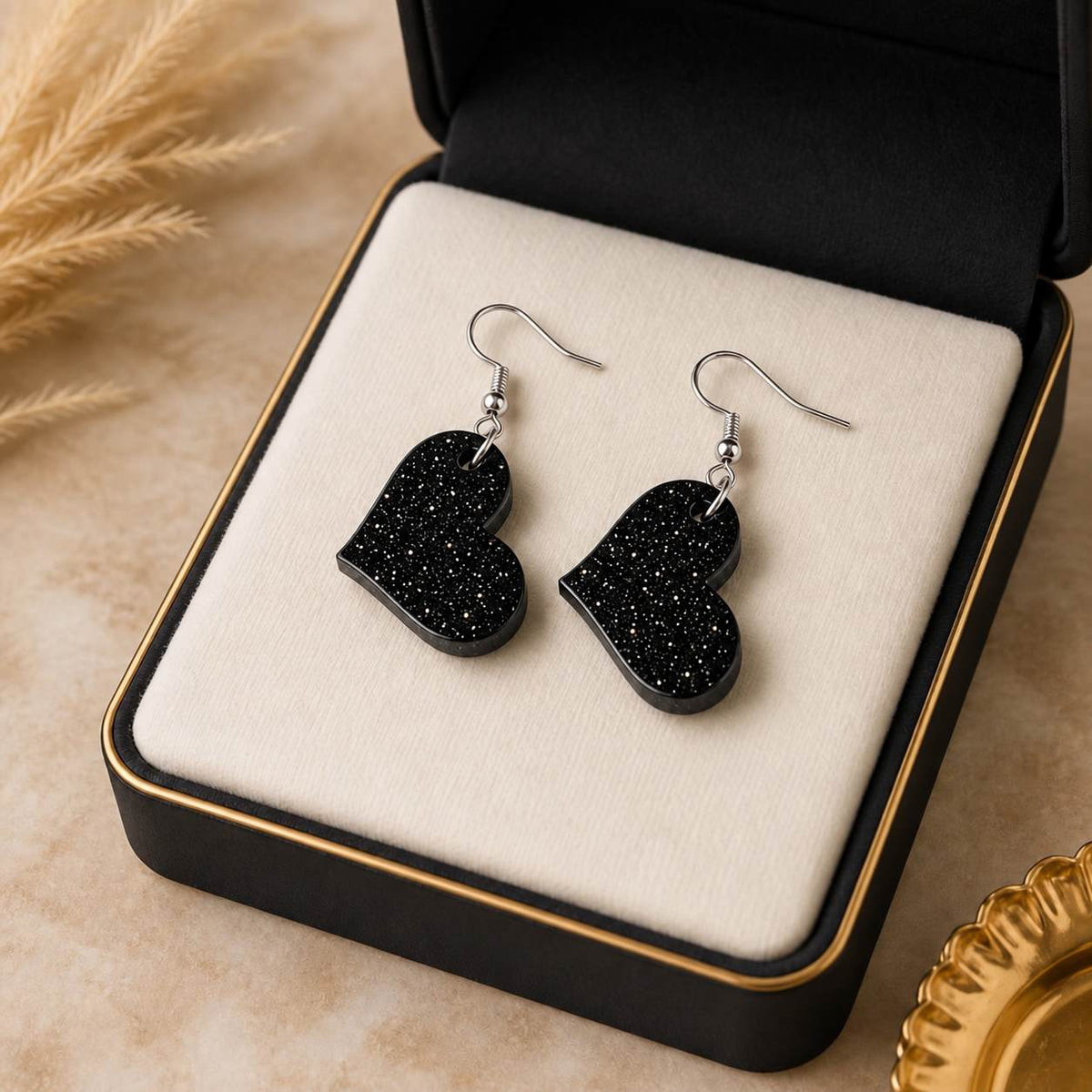 Love Heart Earrings | Dangles