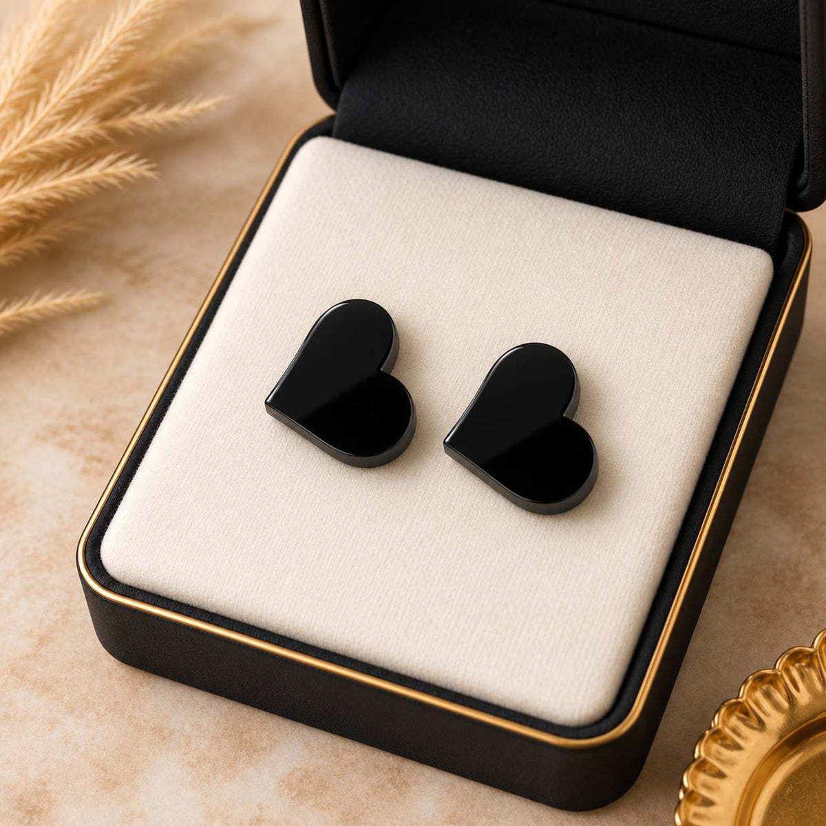 Heart Stud Earrings